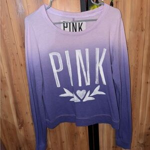 PINK Victoria's Secret Purple Ombre Sweatshirt